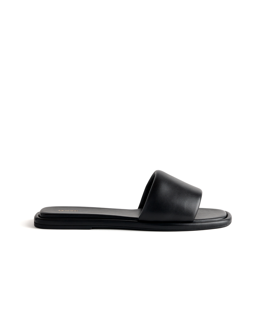 Italian Leather Slide Sandal